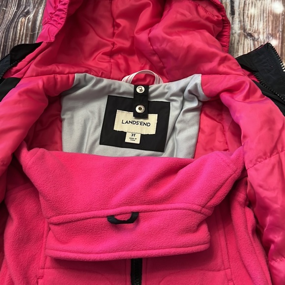 Lands End stormer 3 in 1 Parker jacket size 3T - Picture 11 of 15